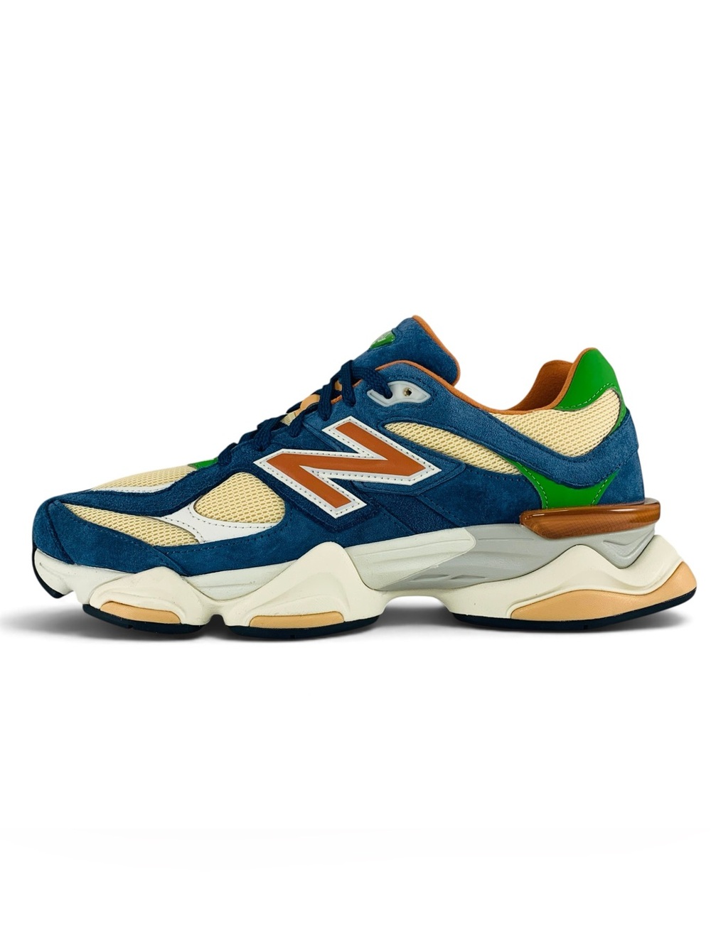 New Balance 9060 Blue Beige Men's Shoes Casual Sneakers U9060LDC